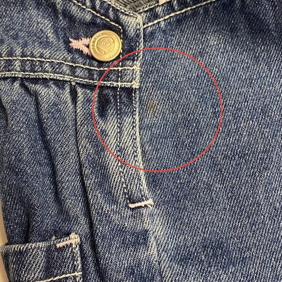 Vintage Disney Winnie the Pooh 100 Acre Collection Denim Overalls Sz 2T - Picture 14 of 14